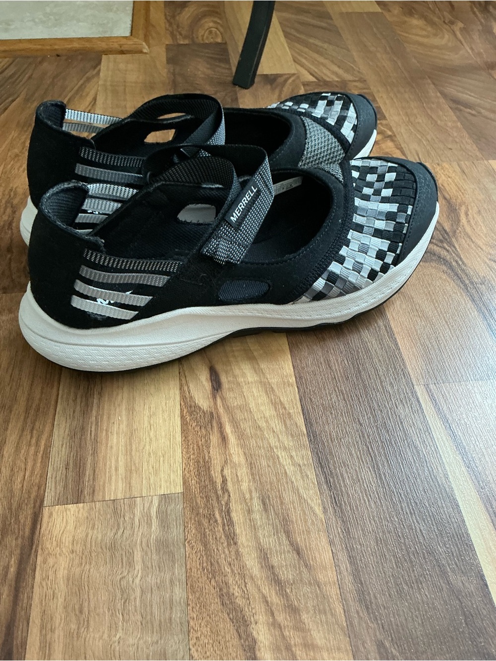 Merrell Black & Gray Slip-On Mary Jane Sneakers - Picture 5 of 6